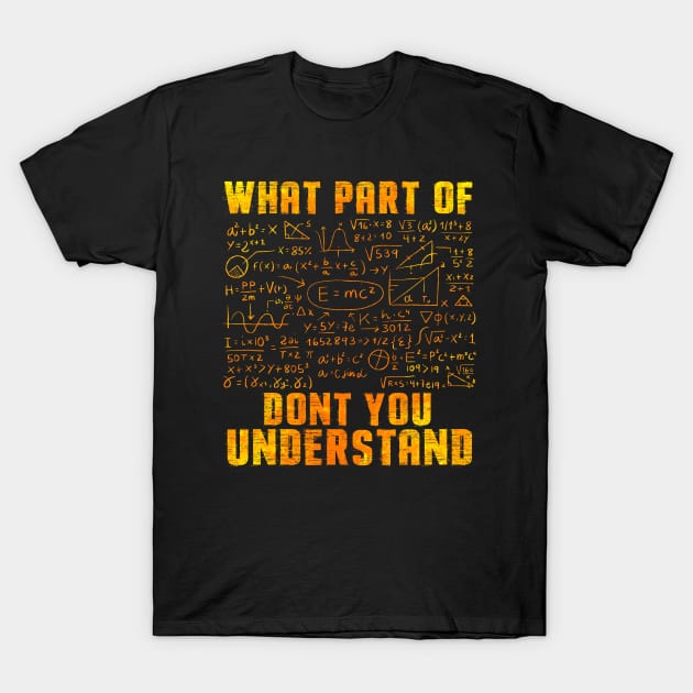 Funny Math T-Shirt by Mila46